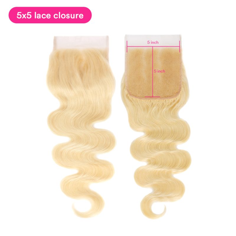 #613 Transparent Lace Closure Virgin Hair Body Wave Lace Frontal Closure - 图片 4